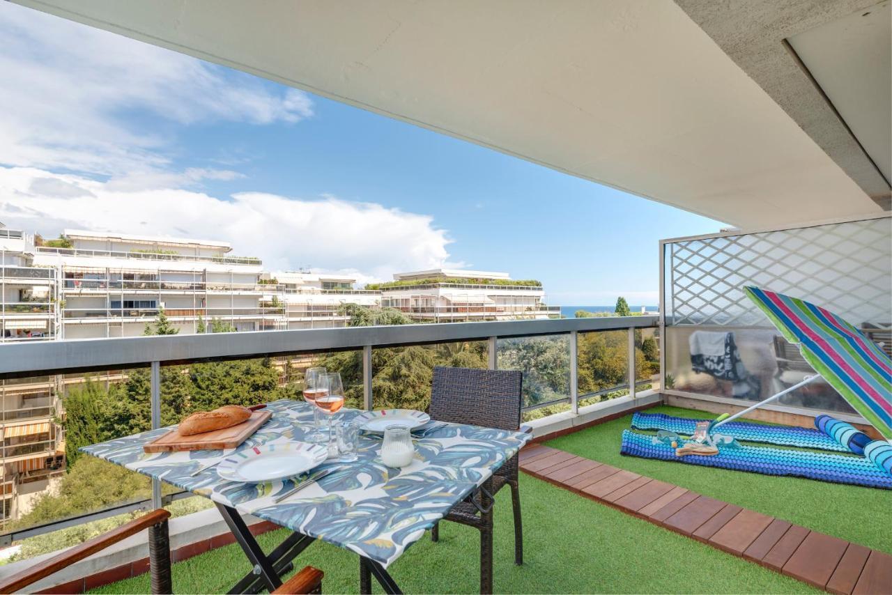 Coup De Coeur! Vue Mer! Terrasse Dangle! Αντίμπ Εξωτερικό φωτογραφία